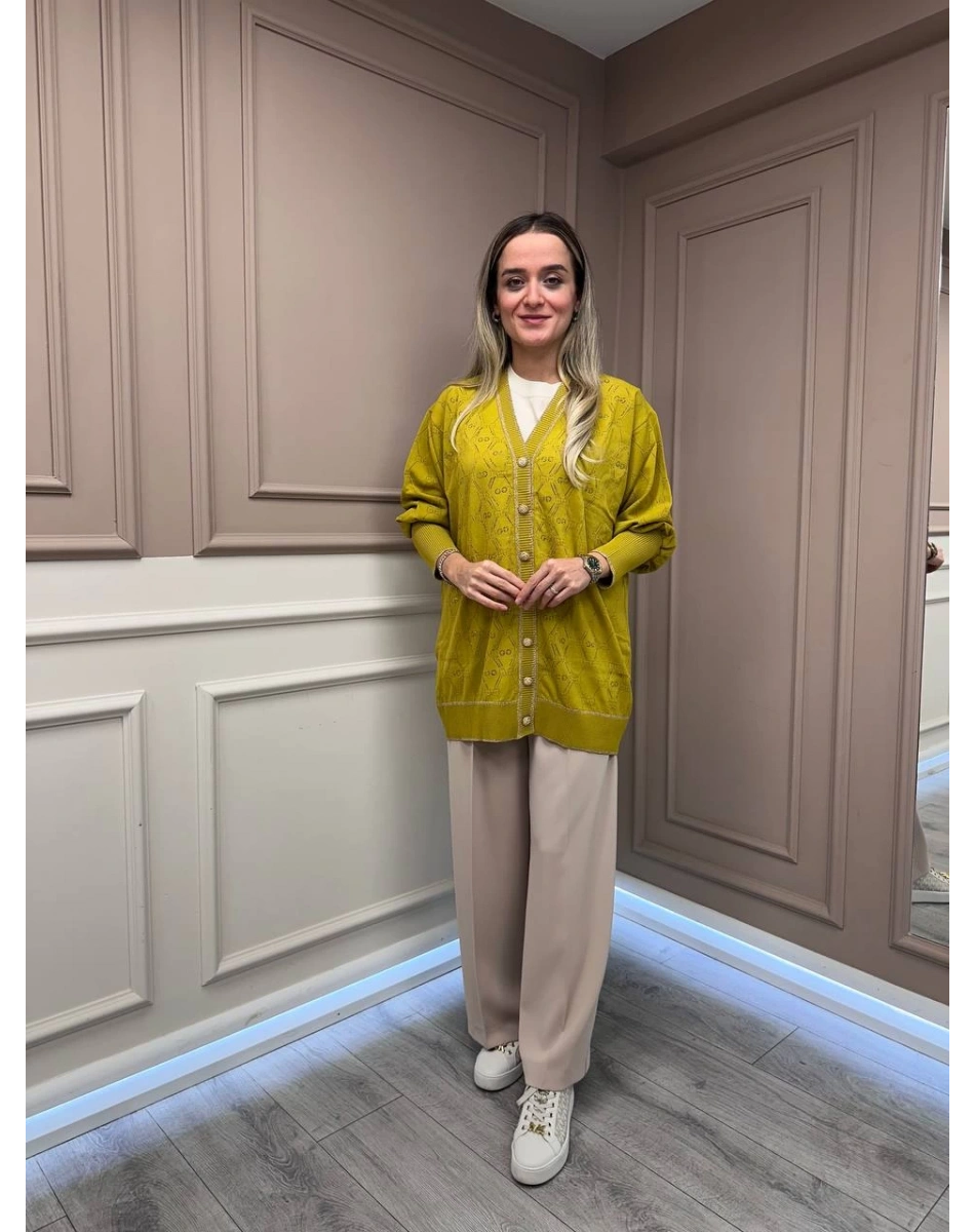 Ghisa 26KOBHRK3166 Asit Triko Hırka