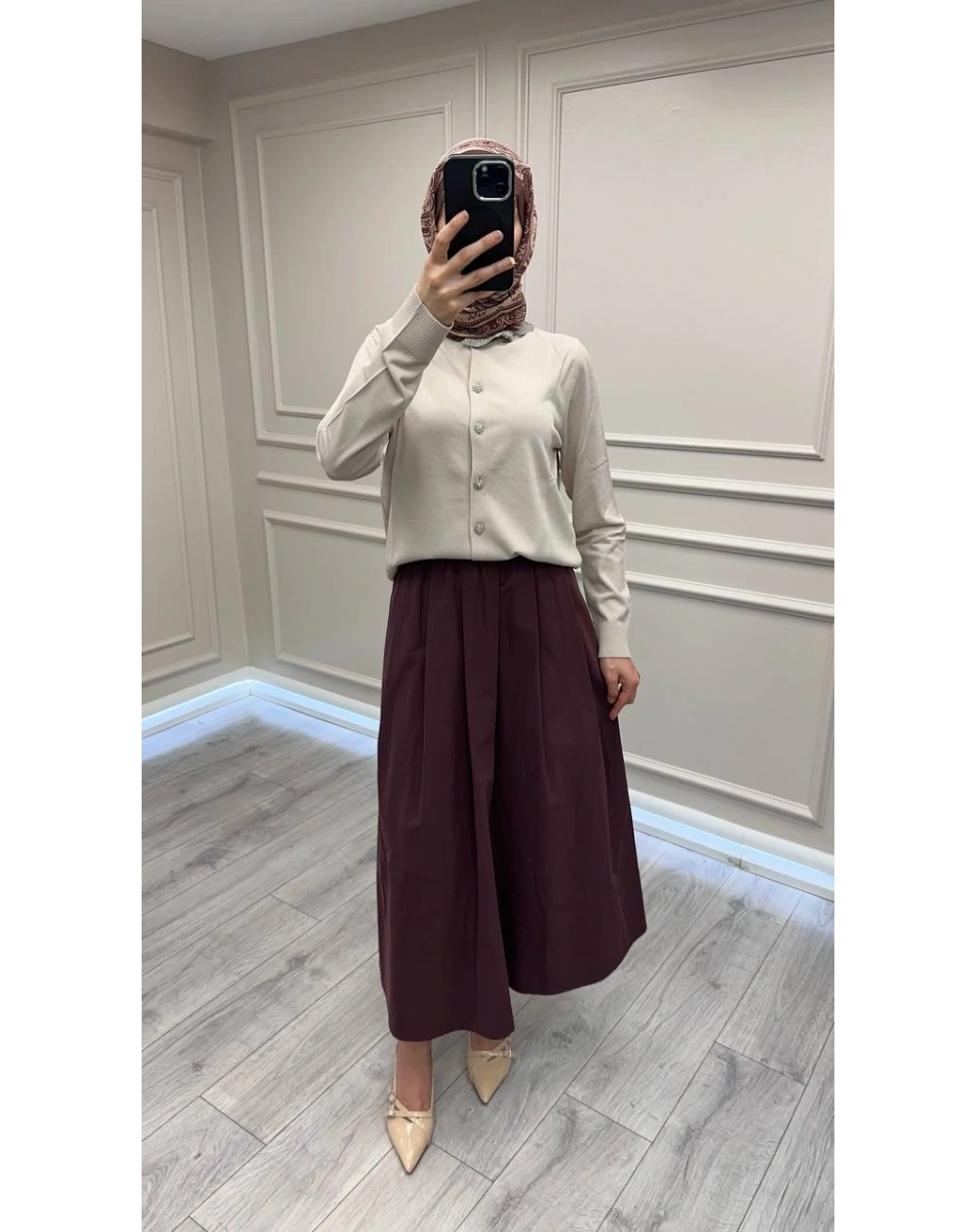 Ghisa 26KOBHRK3215 Taş Yakası Taşlı Triko Hırka