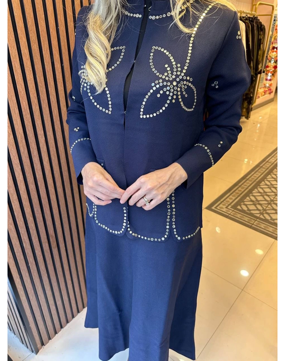 Ghisa 26KOBTKM3213 Lacivert Triko Etekli Takım