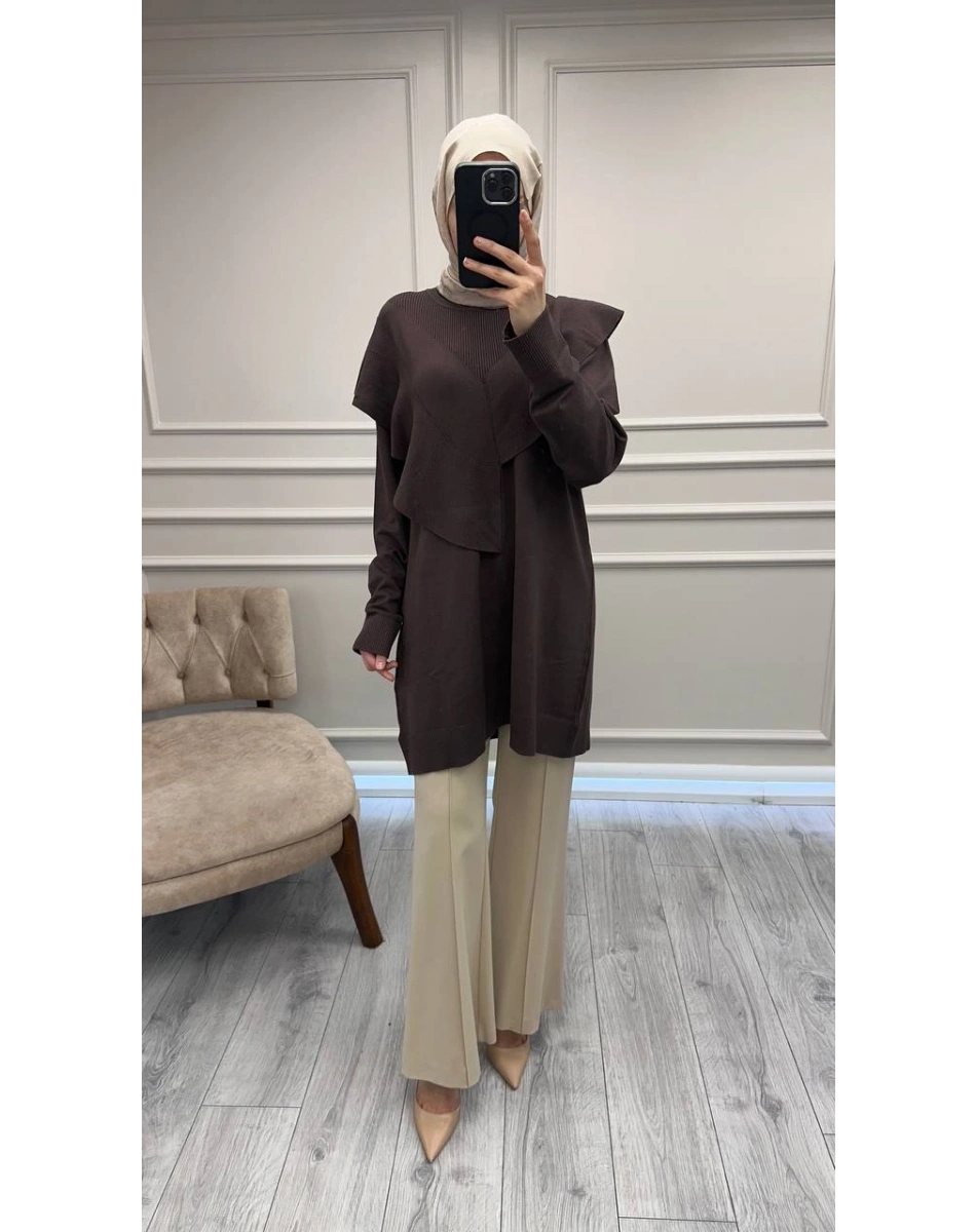 Ghisa 26KOBTNK4206 Kahve Tunik