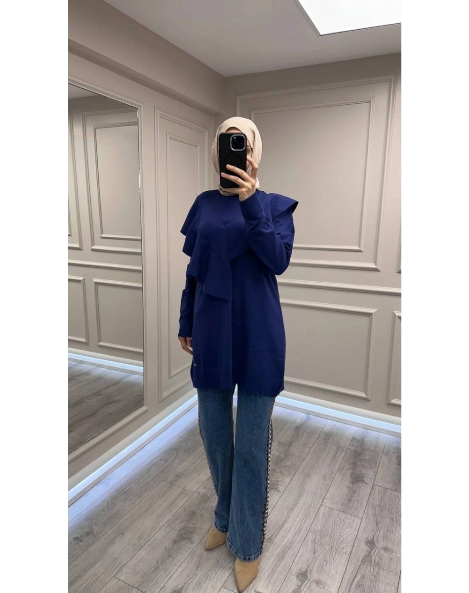 Ghisa 26KOBTNK4206 Lacivert Tunik