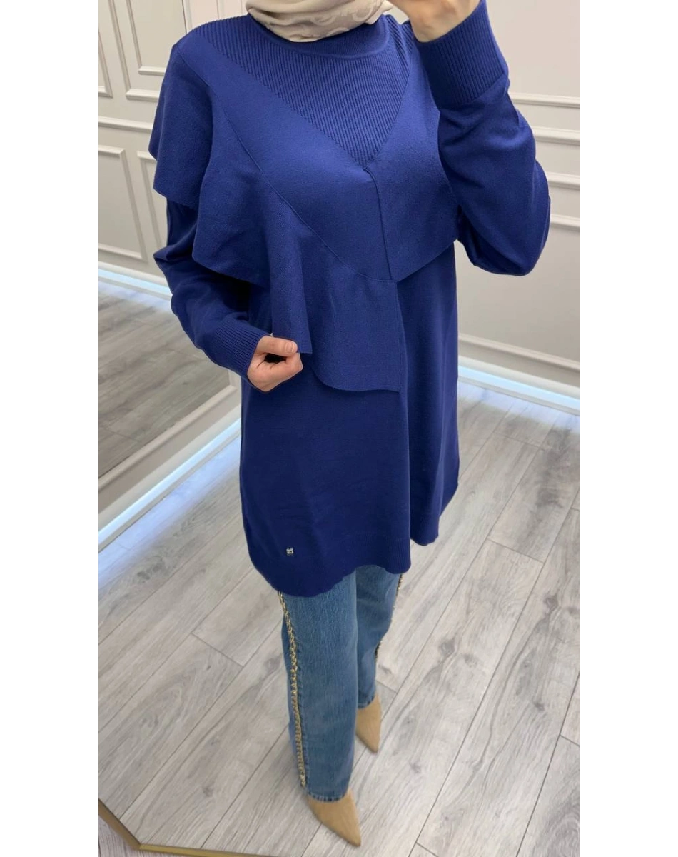 Ghisa 26KOBTNK4206 Lacivert Tunik