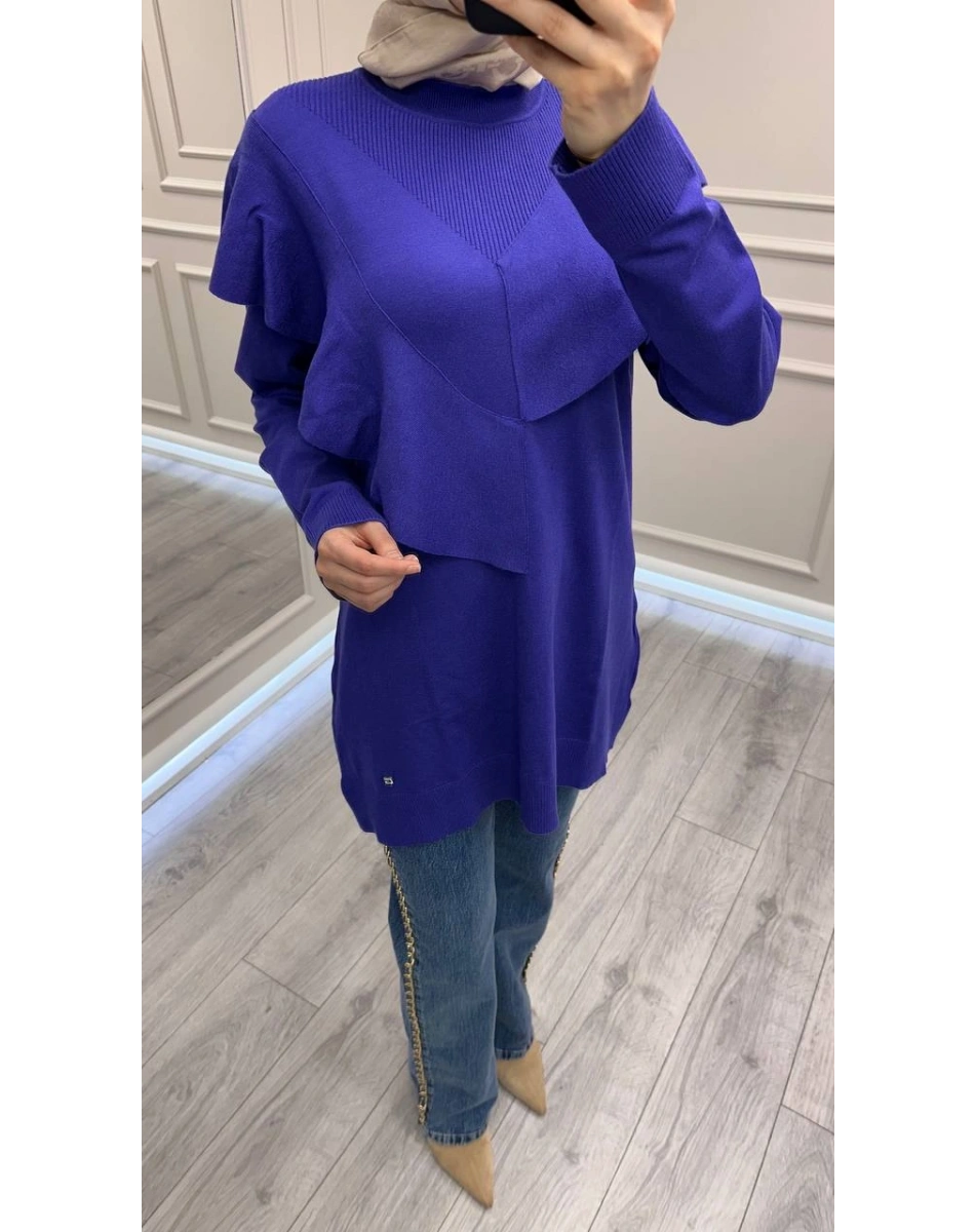 Ghisa 26KOBTNK4206 Mor Tunik