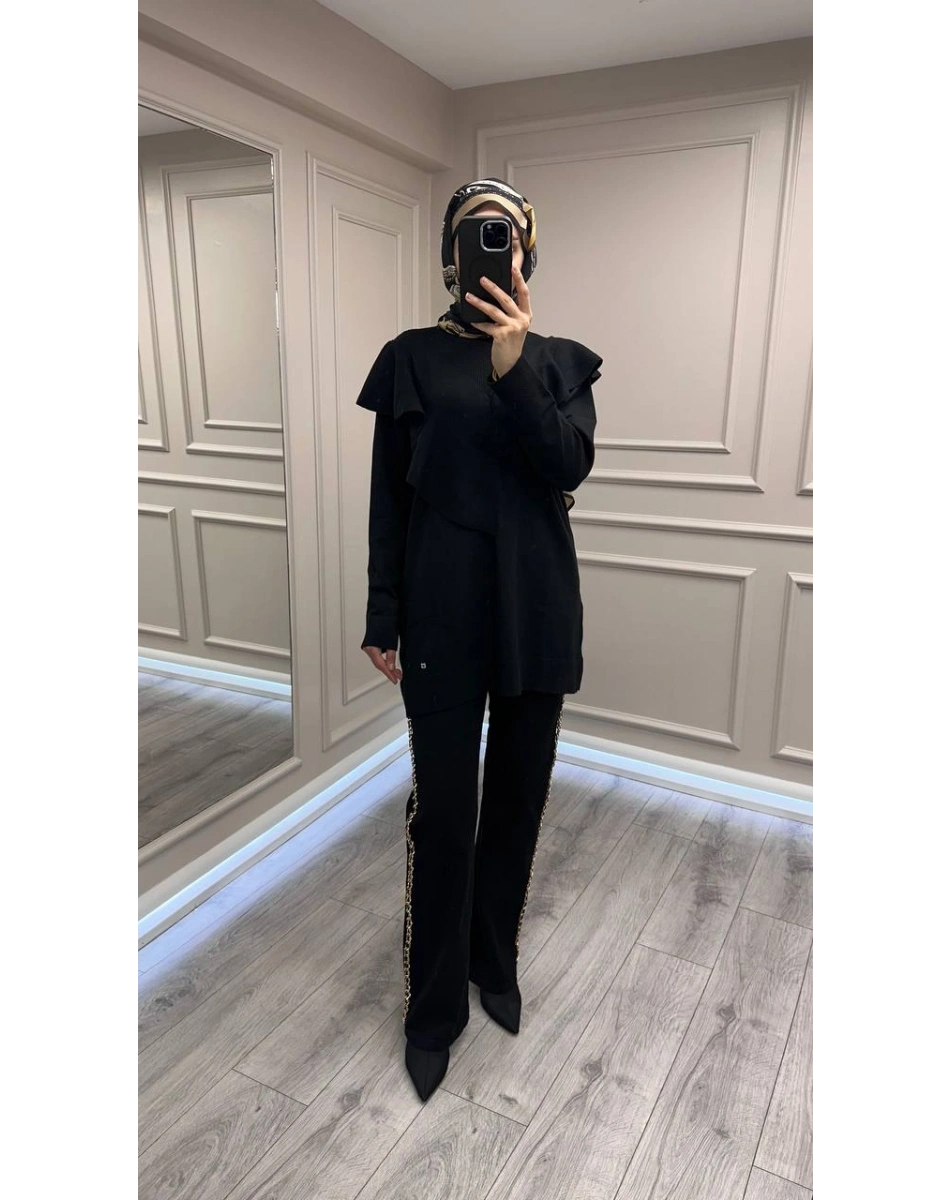 Ghisa 26KOBTNK4206 Siyah Tunik