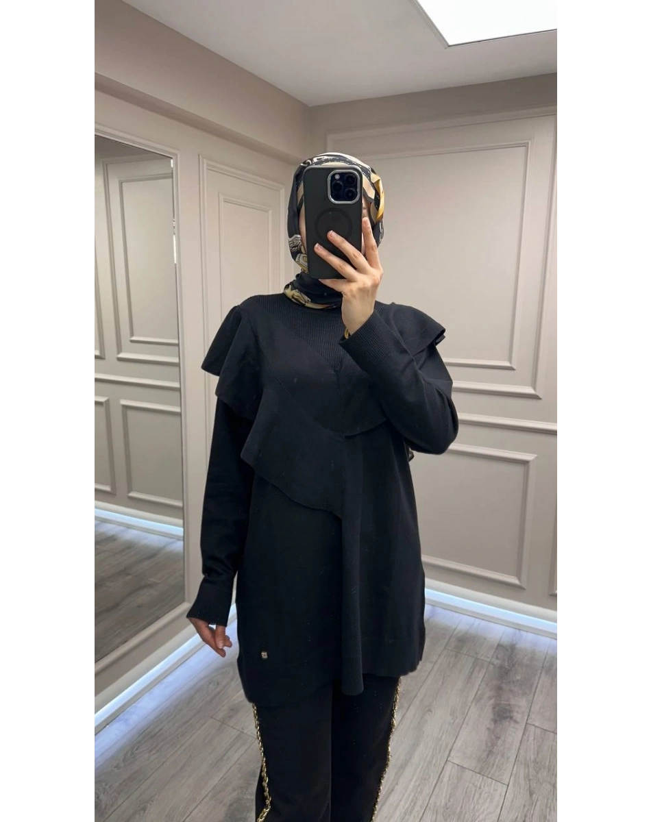 Ghisa 26KOBTNK4206 Siyah Tunik