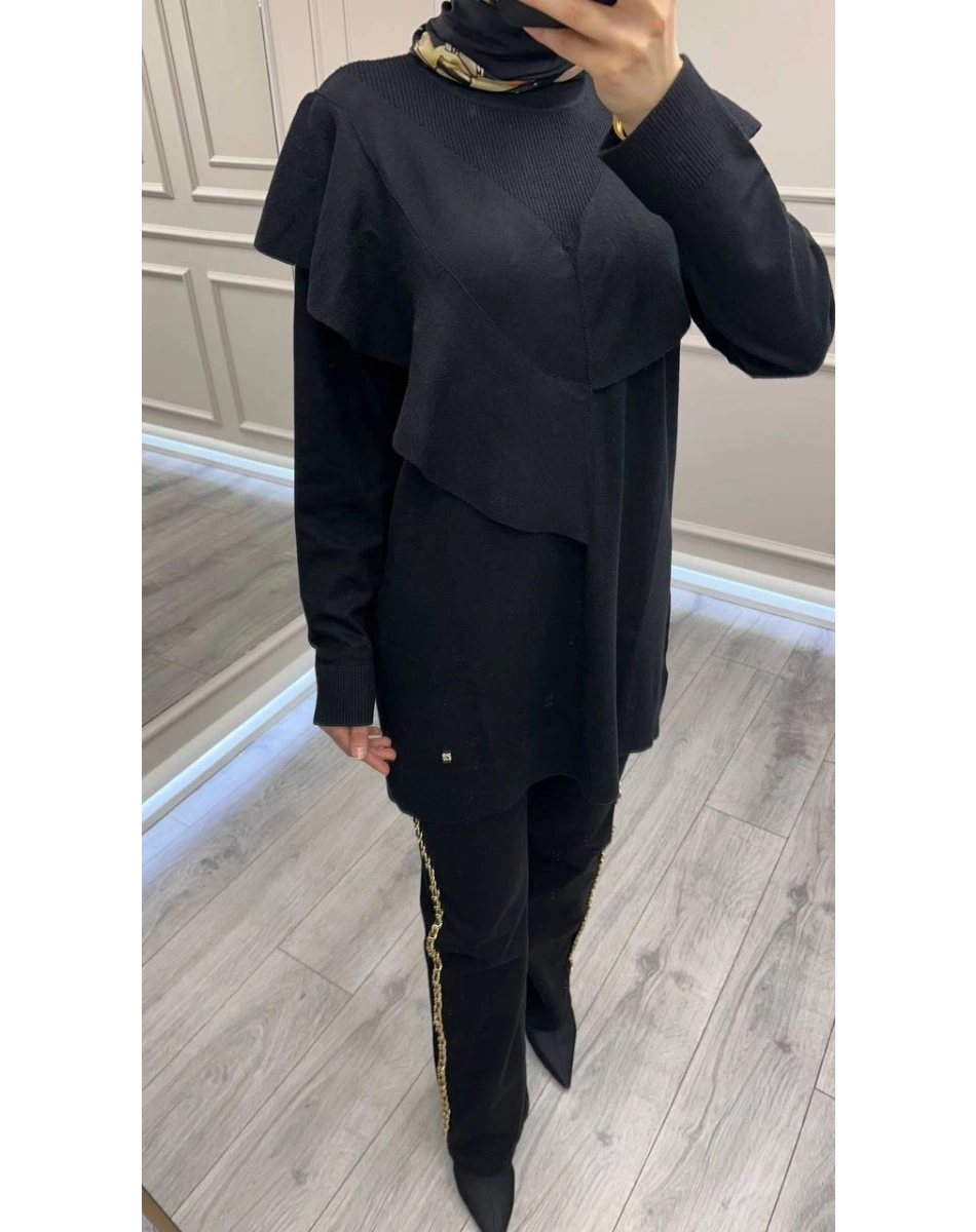 Ghisa 26KOBTNK4206 Siyah Tunik