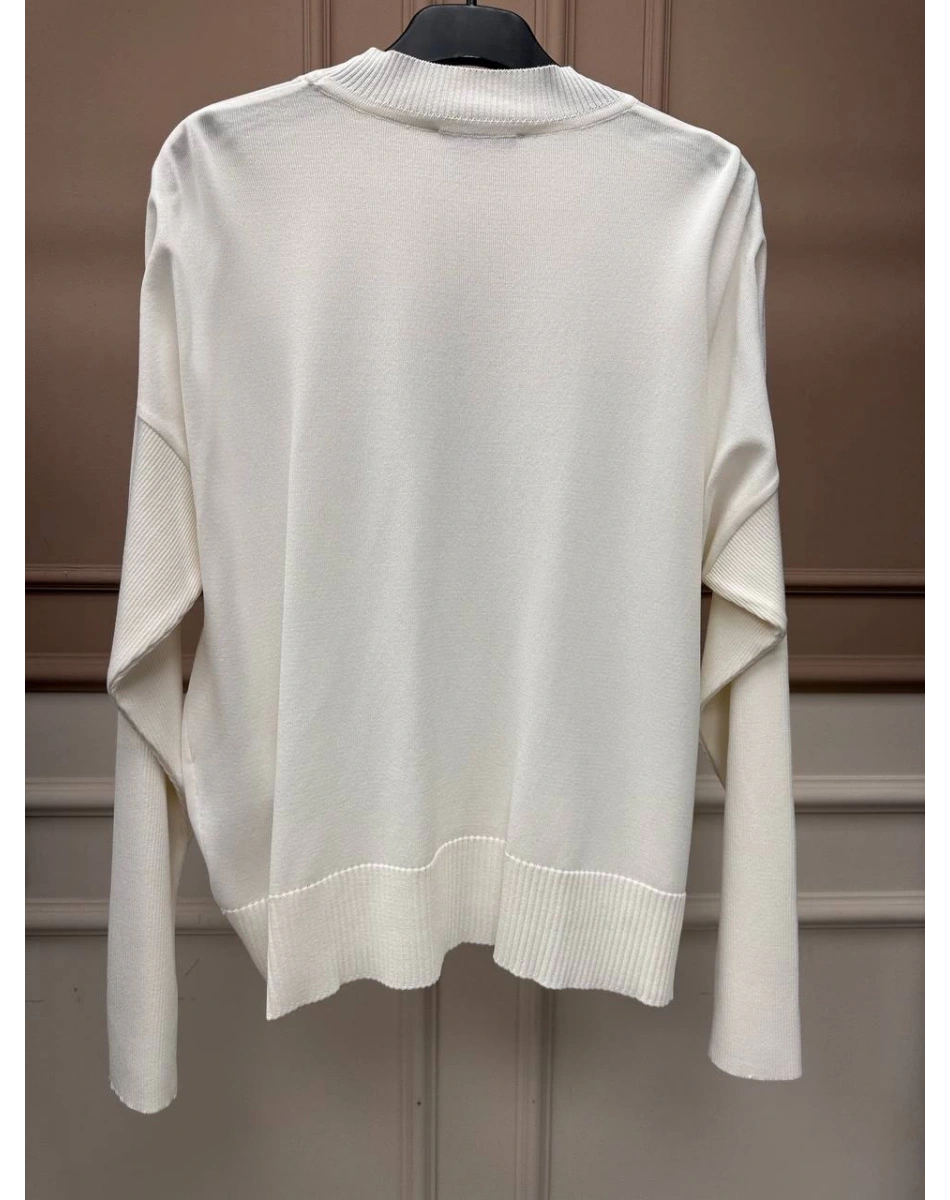 Ghisa 26KÖRBLZ4907 Ekru Önü Şifon Kumaş Detaylı Bluz