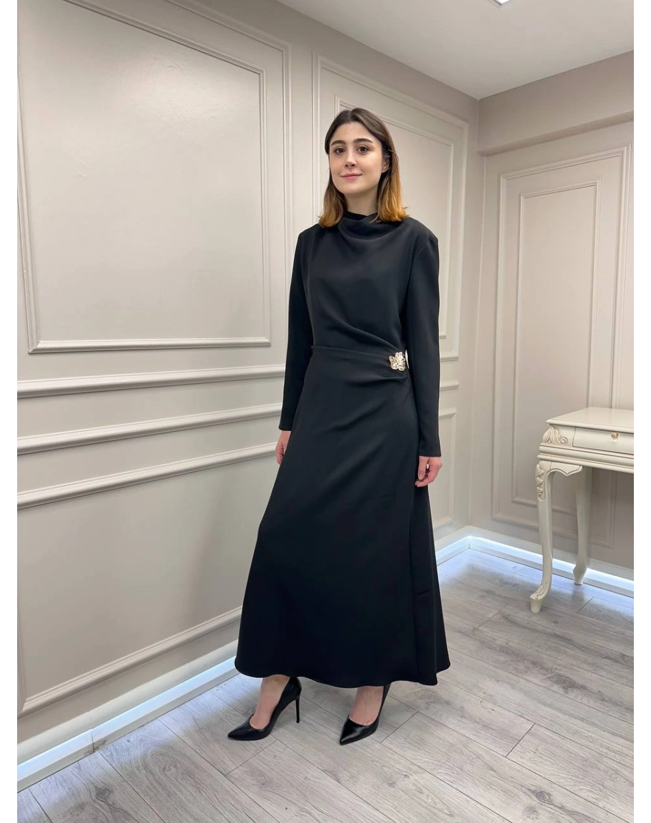 Ghisa 3610E4329 Siyah Elbise