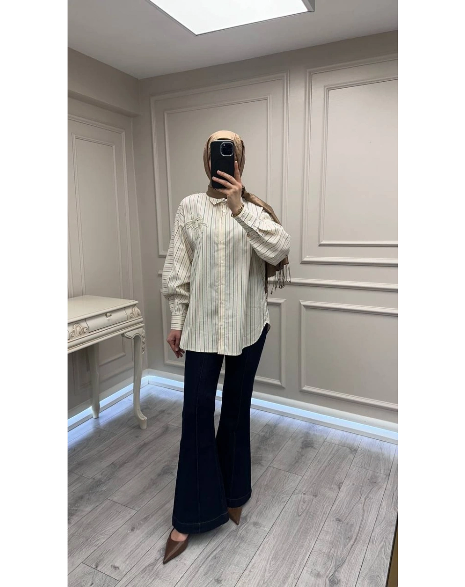 Ghisa 3611P8080 Mavi Kot Pantolon