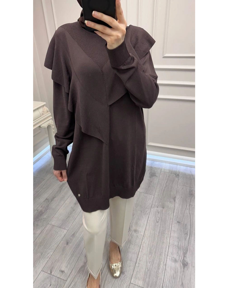 Ghisa 3620T4325 Kahve Merserize Tunik