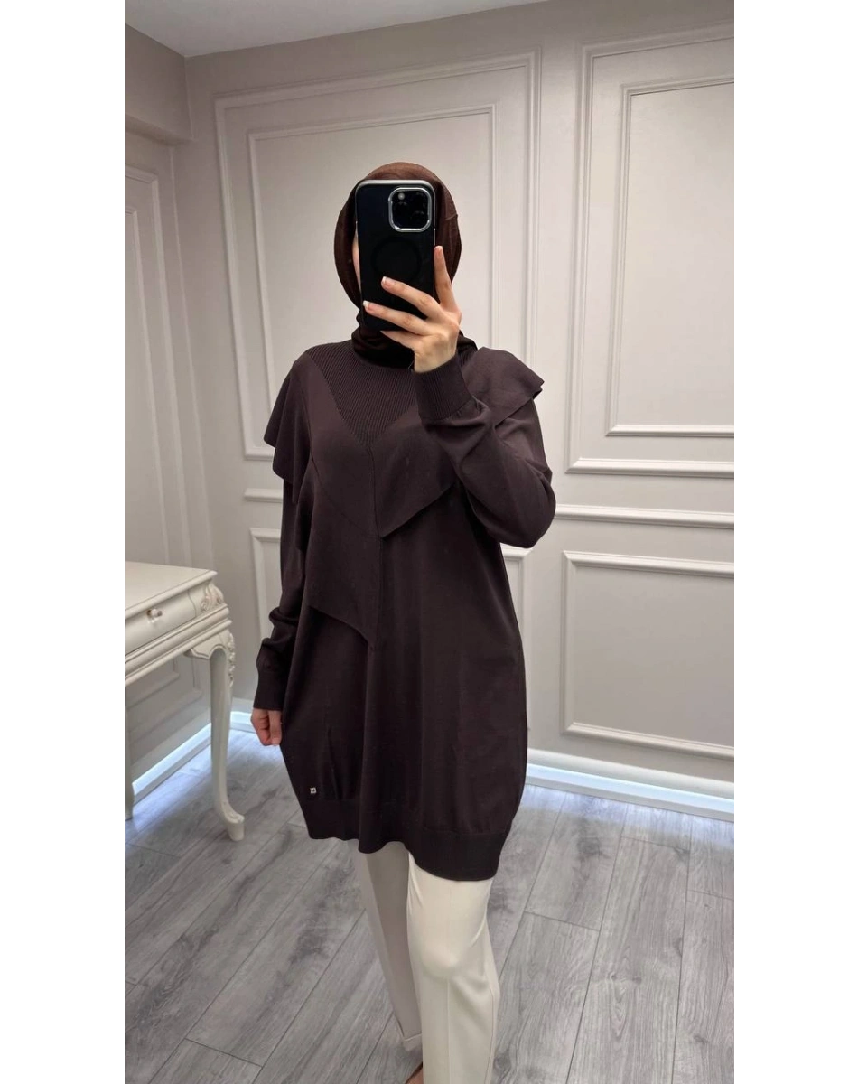 Ghisa 3620T4325 Kahve Merserize Tunik