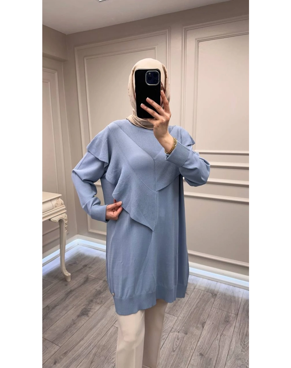 Ghisa 3620T4325 Mavi Merserize Tunik
