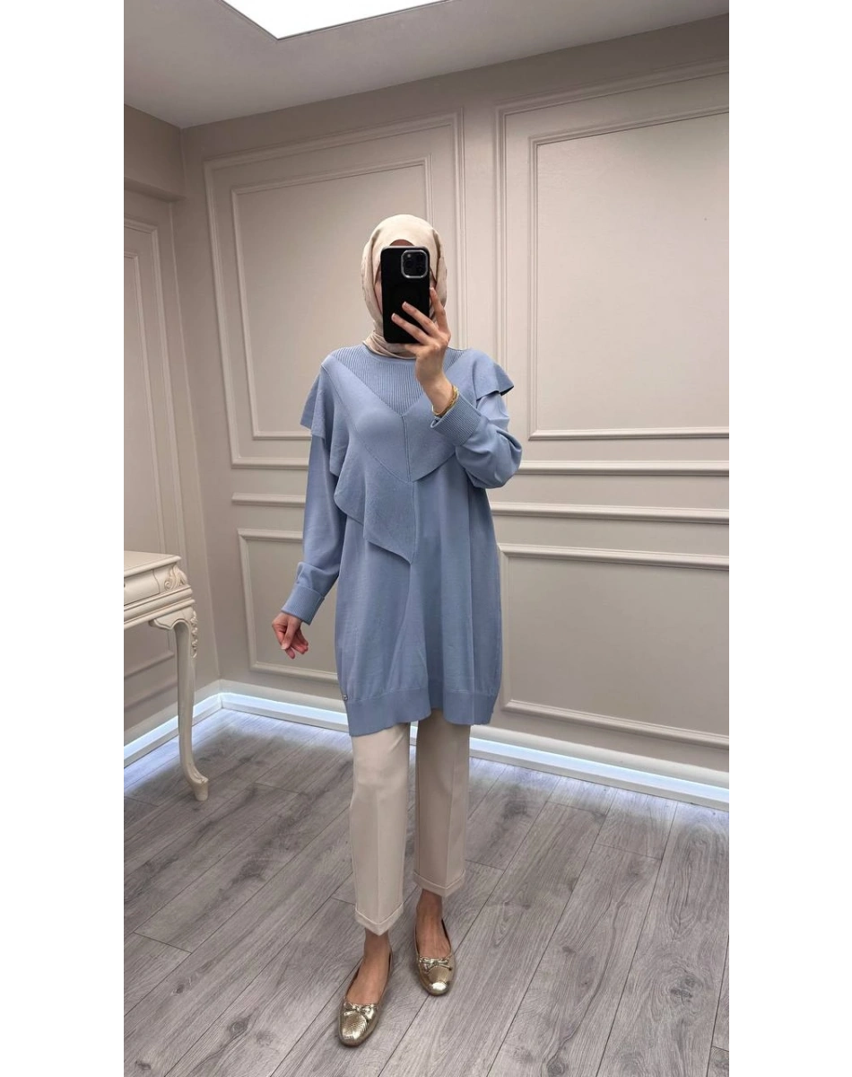 Ghisa 3620T4325 Mavi Merserize Tunik