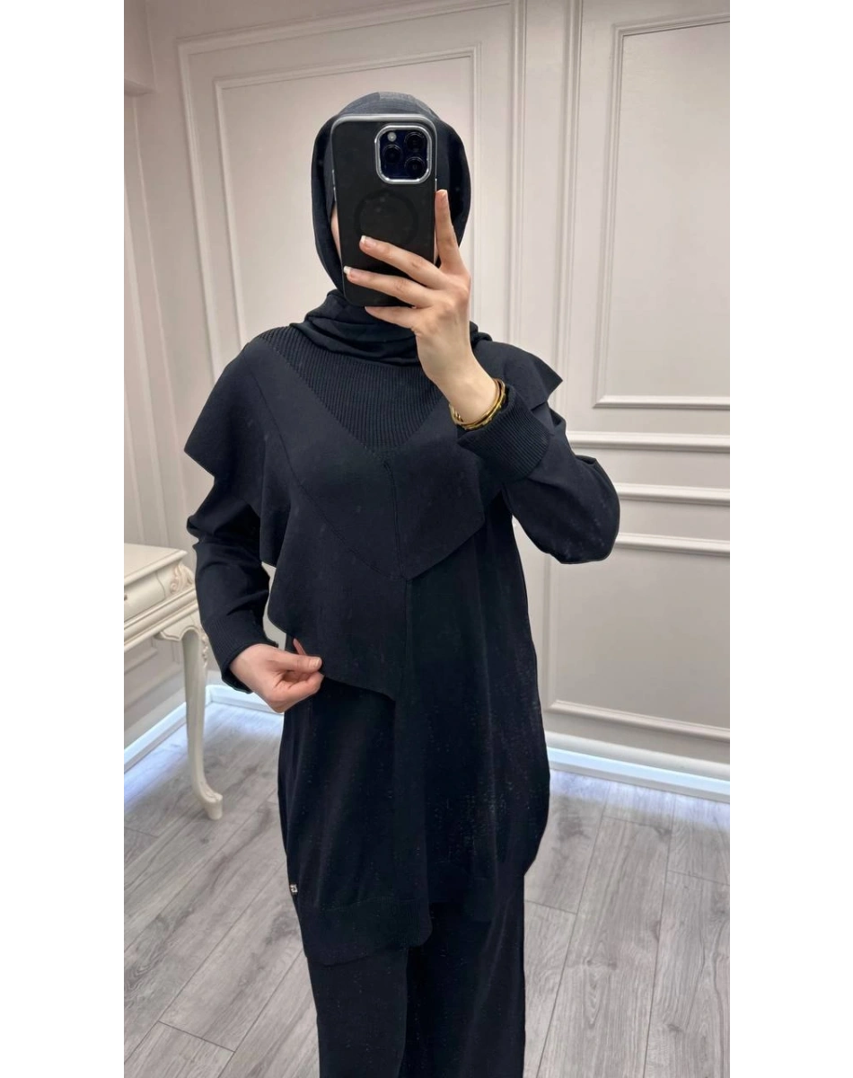 Ghisa 3620T4325 Siyah Merserize Tunik