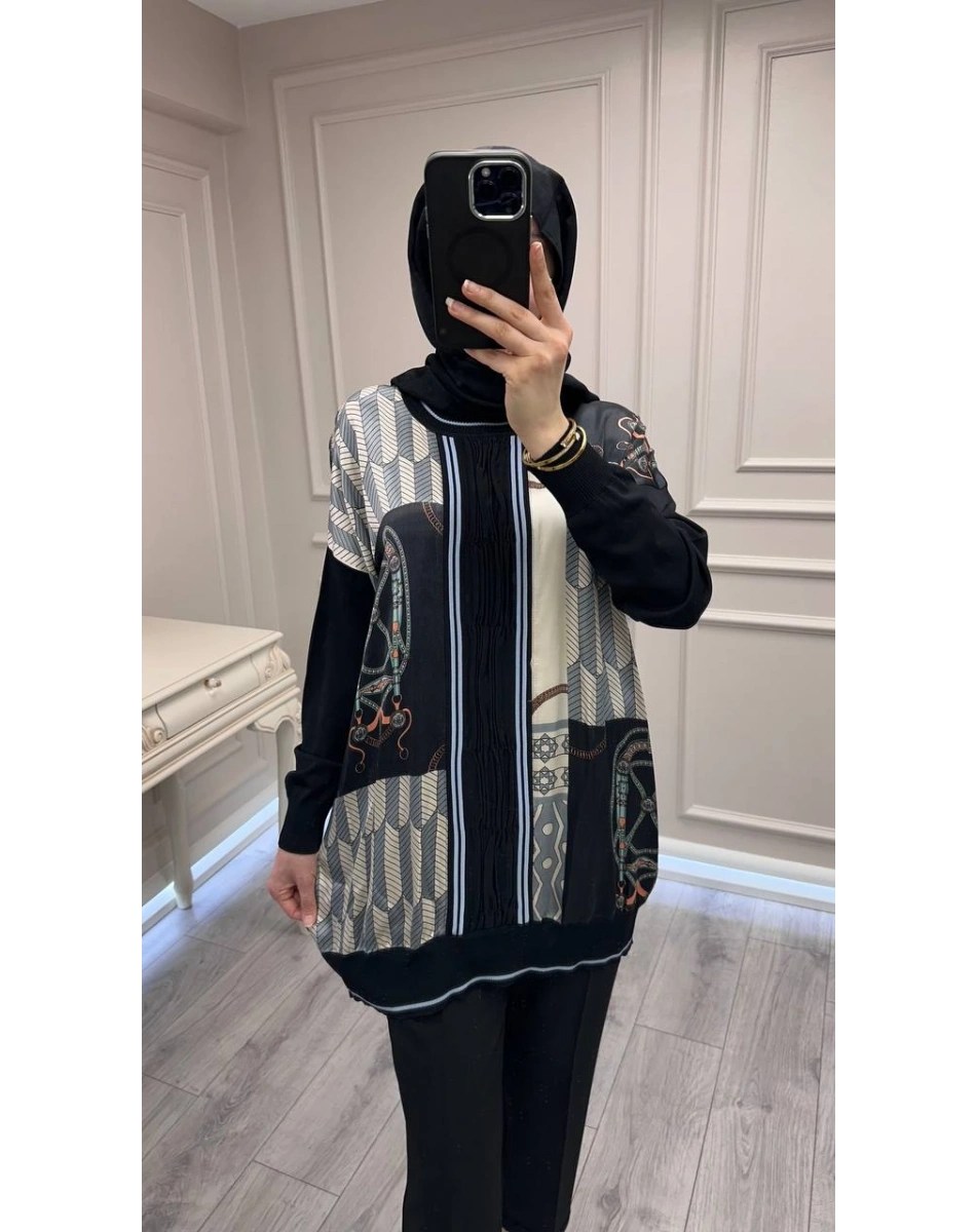 Ghisa 3630T4148 Siyah Tunik