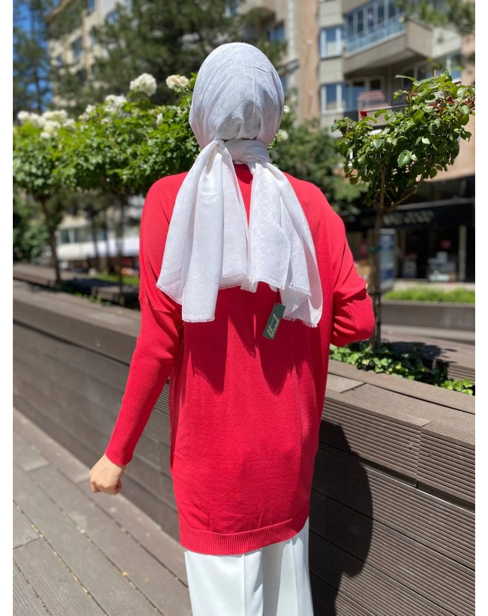 Ghisa 4YOBTNK4227 Coral Damla Taş Detaylı Tunik