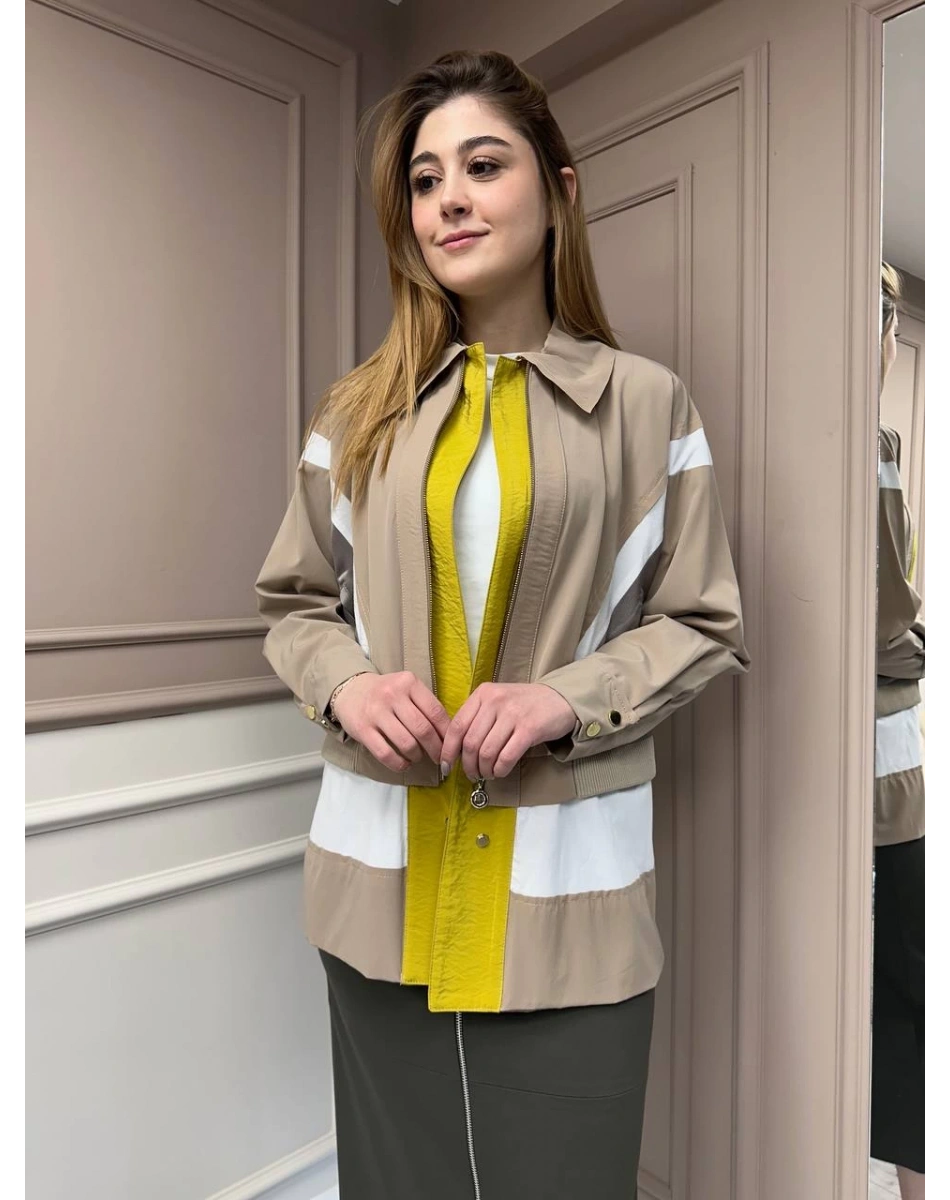 Ghisa 5KGSCKT3022 Camel Ceket