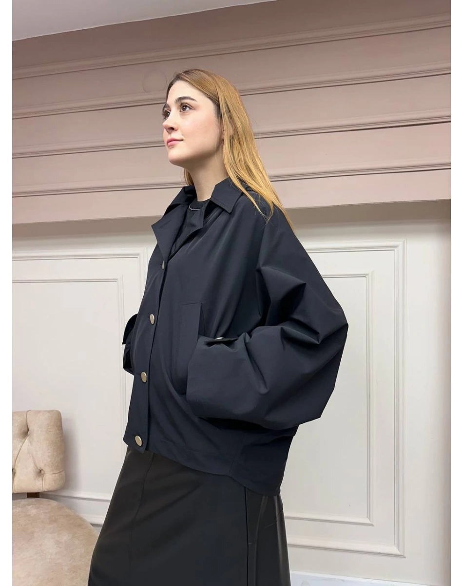 Ghisa 5KGSKAP3896 Siyah Kısa Kap