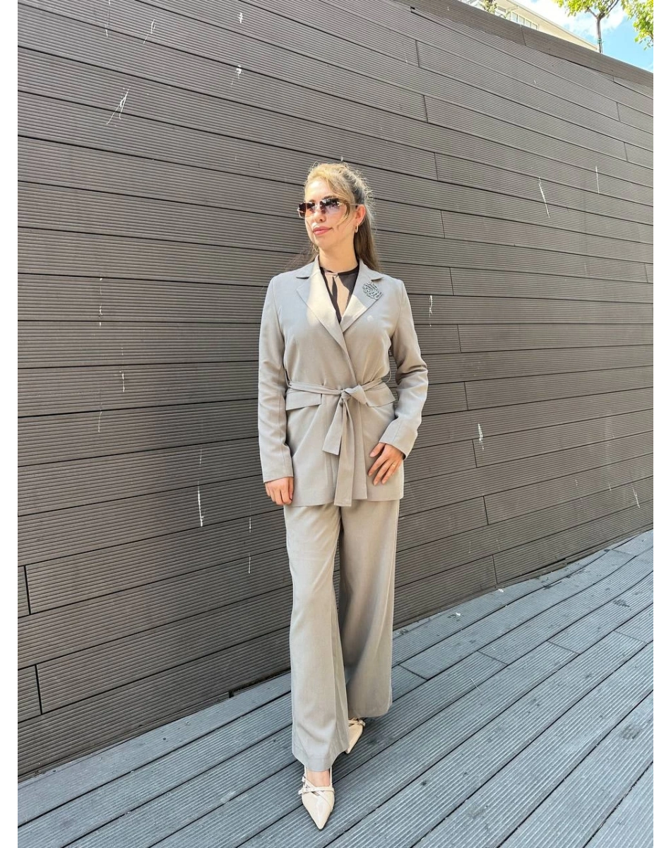 Ghisa 5KGSTKM3902 Vizon Ceketli İkili Takım