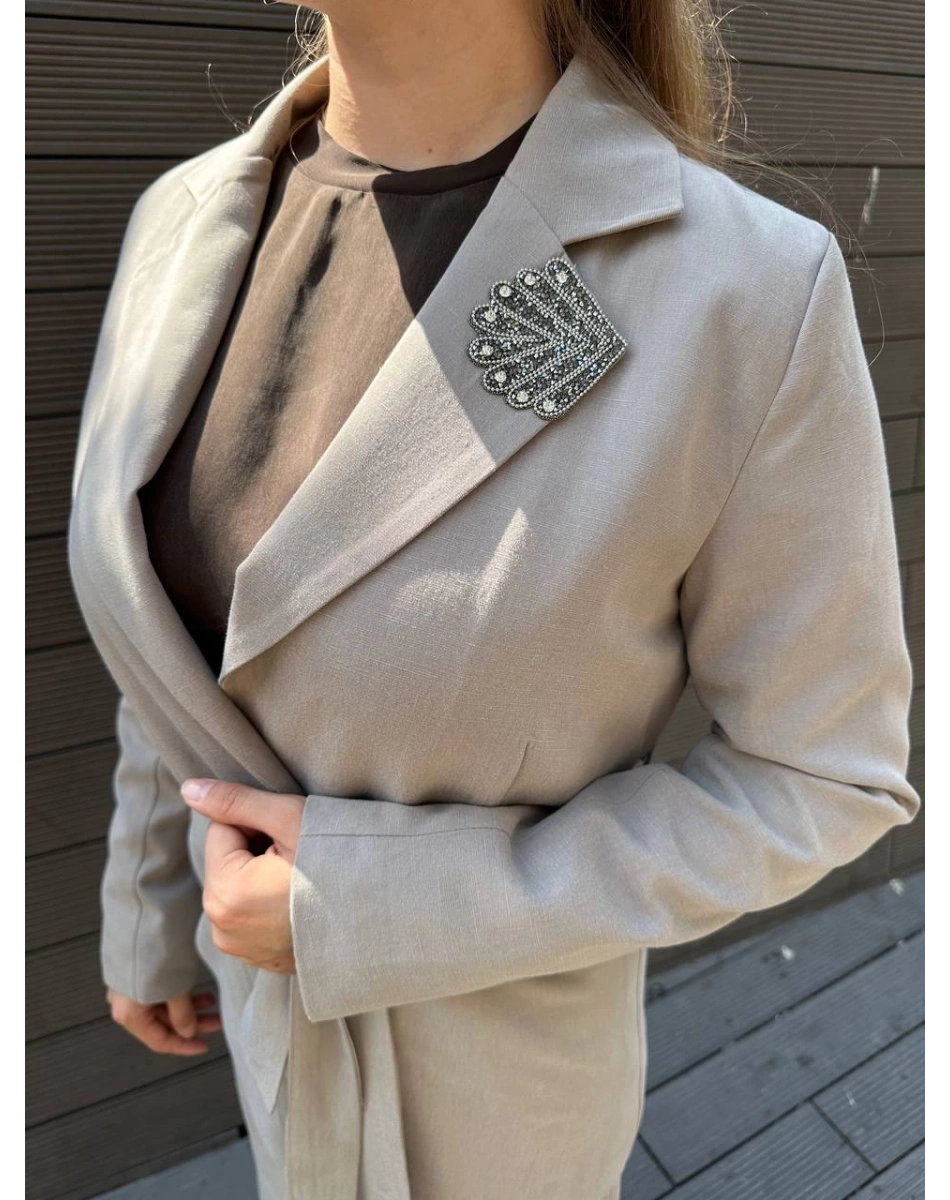 Ghisa 5KGSTKM3902 Vizon Ceketli İkili Takım