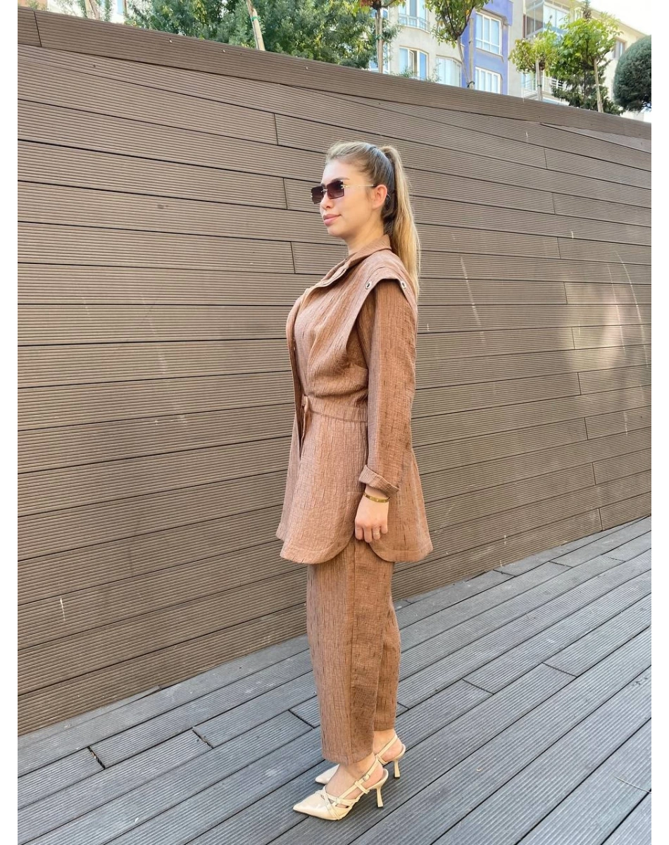 Ghisa 5KGSTKM3946 Camel Üçlü Takım