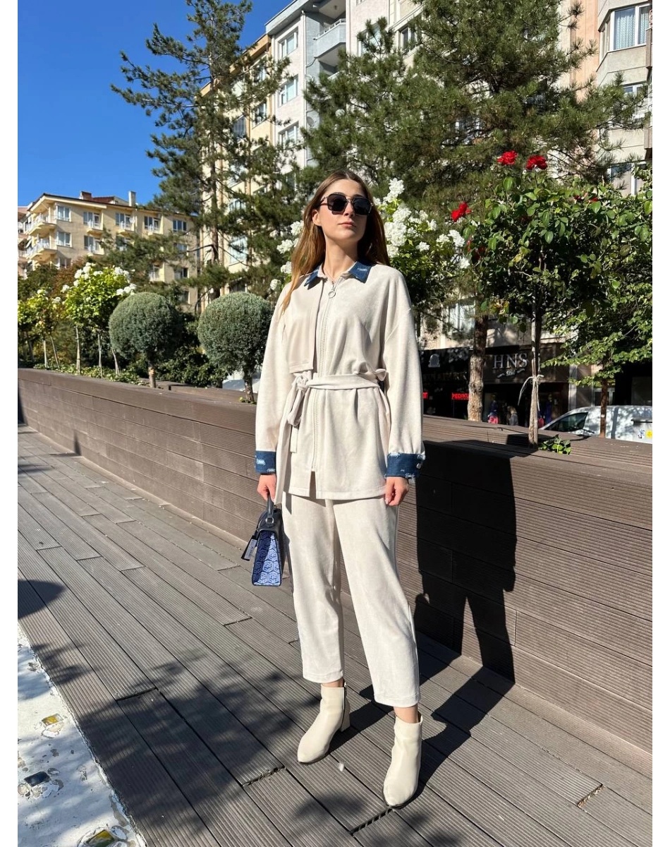 Ghisa 5KGSTKM3964 Taş Detaylı İkili Takım