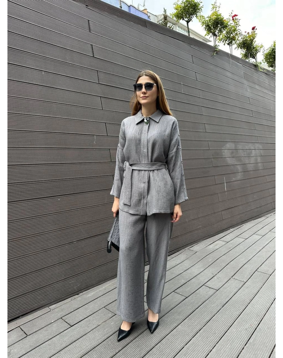 Ghisa 5KGSTKM4682 Gri İkili Takım