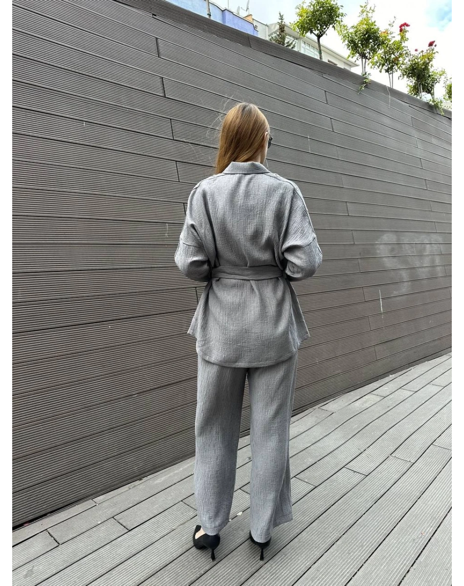 Ghisa 5KGSTKM4682 Gri İkili Takım