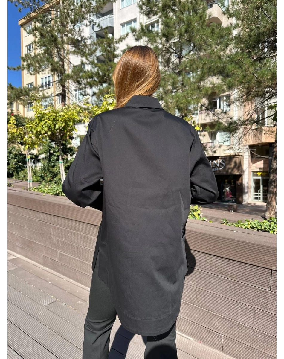Ghisa 5KGSTNK4673 Siyah Gömlek Tunik