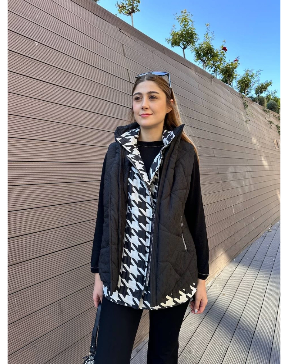 Ghisa 5KGSYLK3987 Siyah Yelek