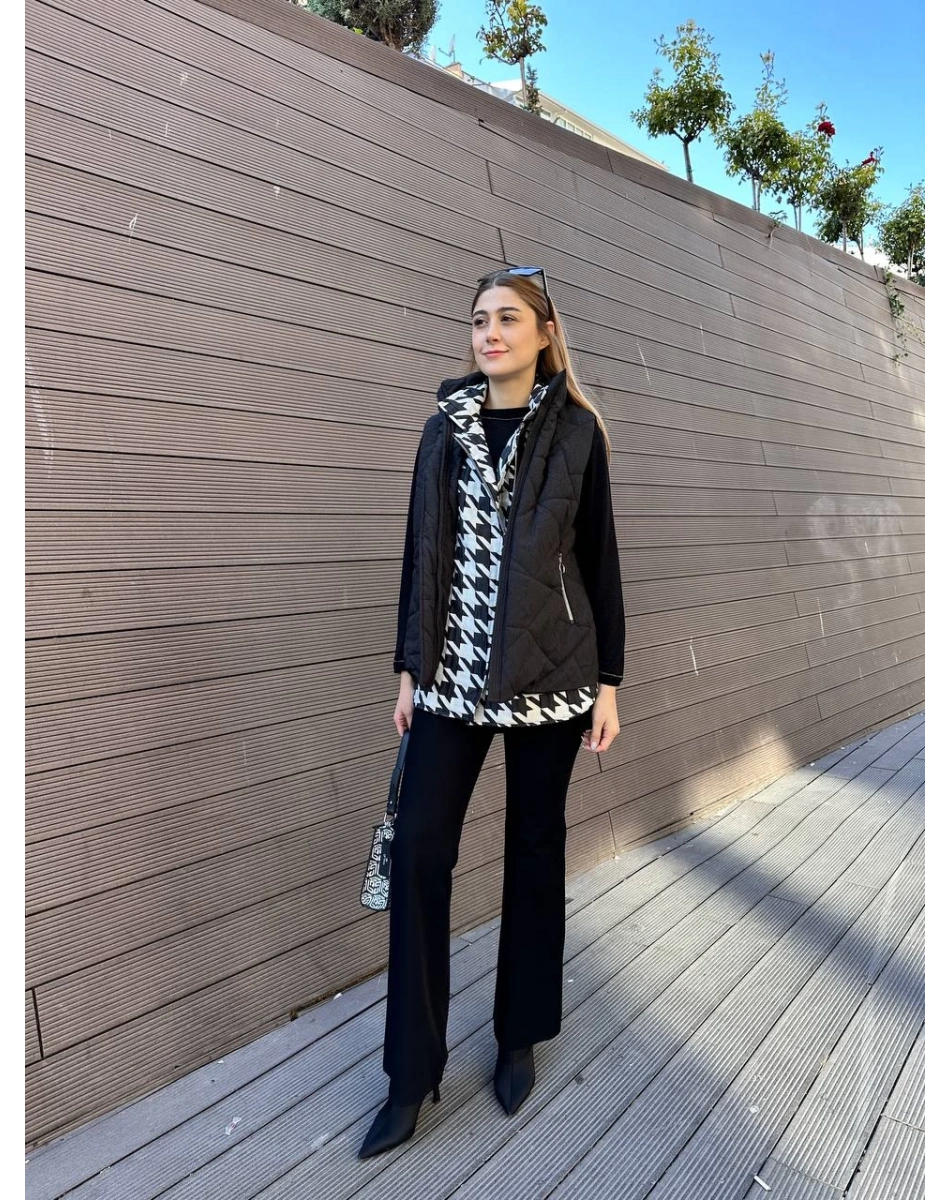 Ghisa 5KGSYLK3987 Siyah Yelek