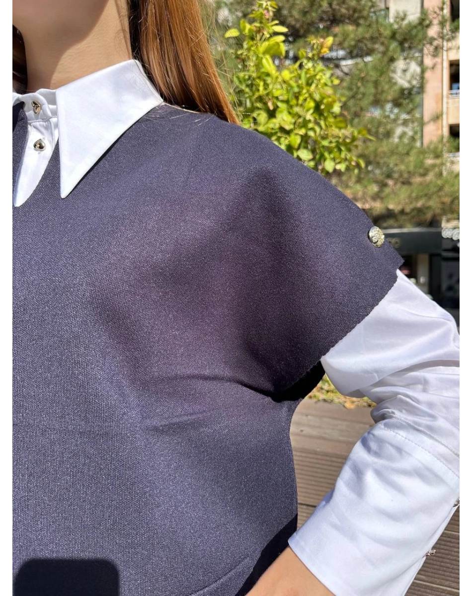 Ghisa 5KOBPNÇ3879 Lacivert Triko Panço