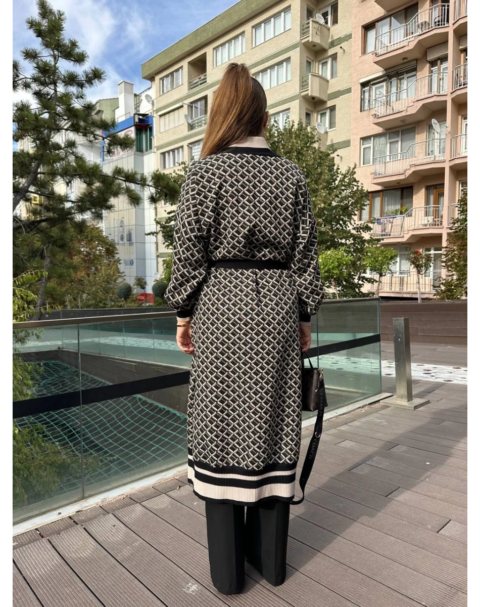 Ghisa 5KÖRHRK3011 Bej Uzun Hırka