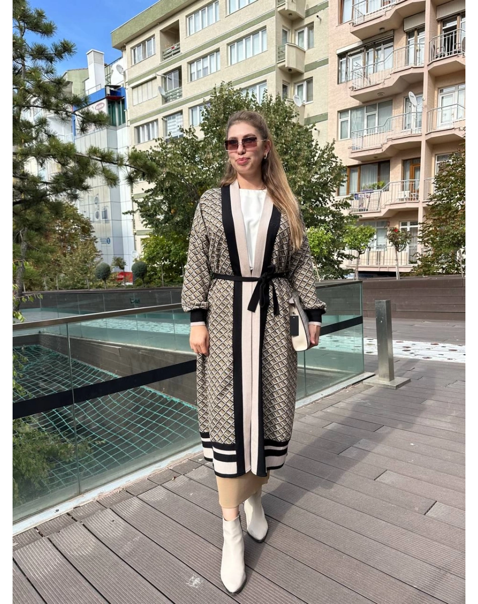 Ghisa 5KÖRHRK3011 Vizon Uzun Hırka