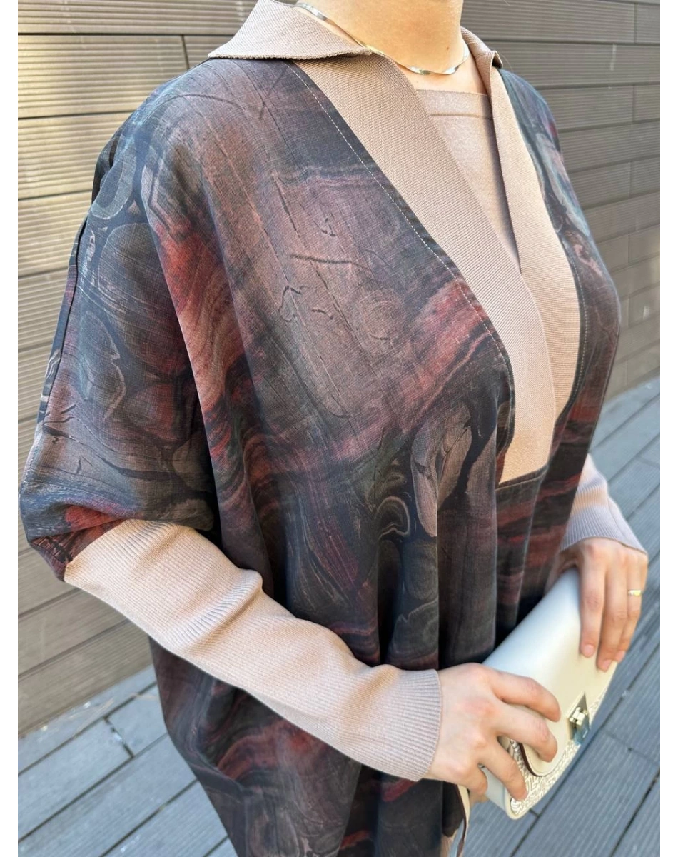 Ghisa 5KÖRTNK4029 Vizon İpek Tunik