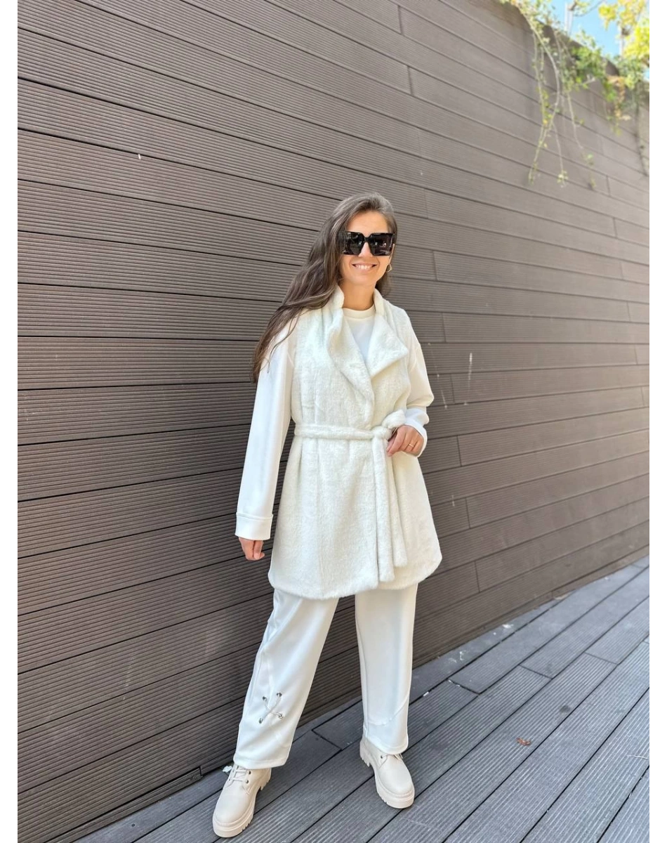 Heddy & Nurcan Çetin 24254 Ekru Yelek