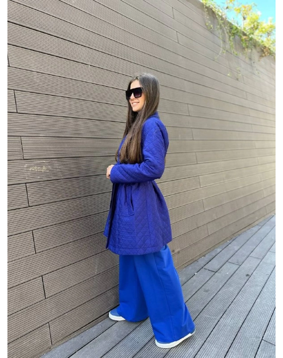 Heddy & Nurcan Çetin 24704 Sax Bağlamalı Kısa Ceket