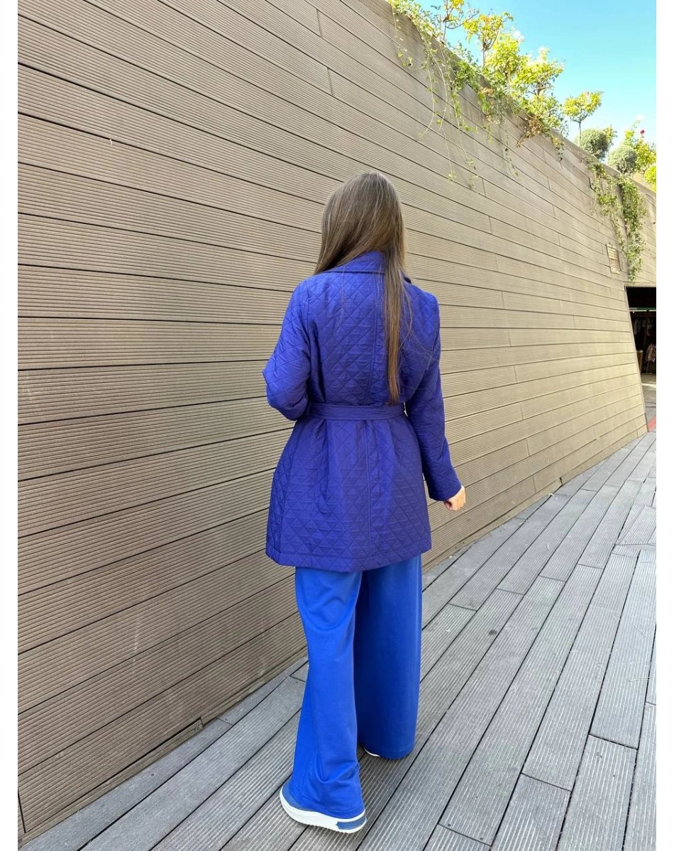 Heddy & Nurcan Çetin 24704 Sax Bağlamalı Kısa Ceket