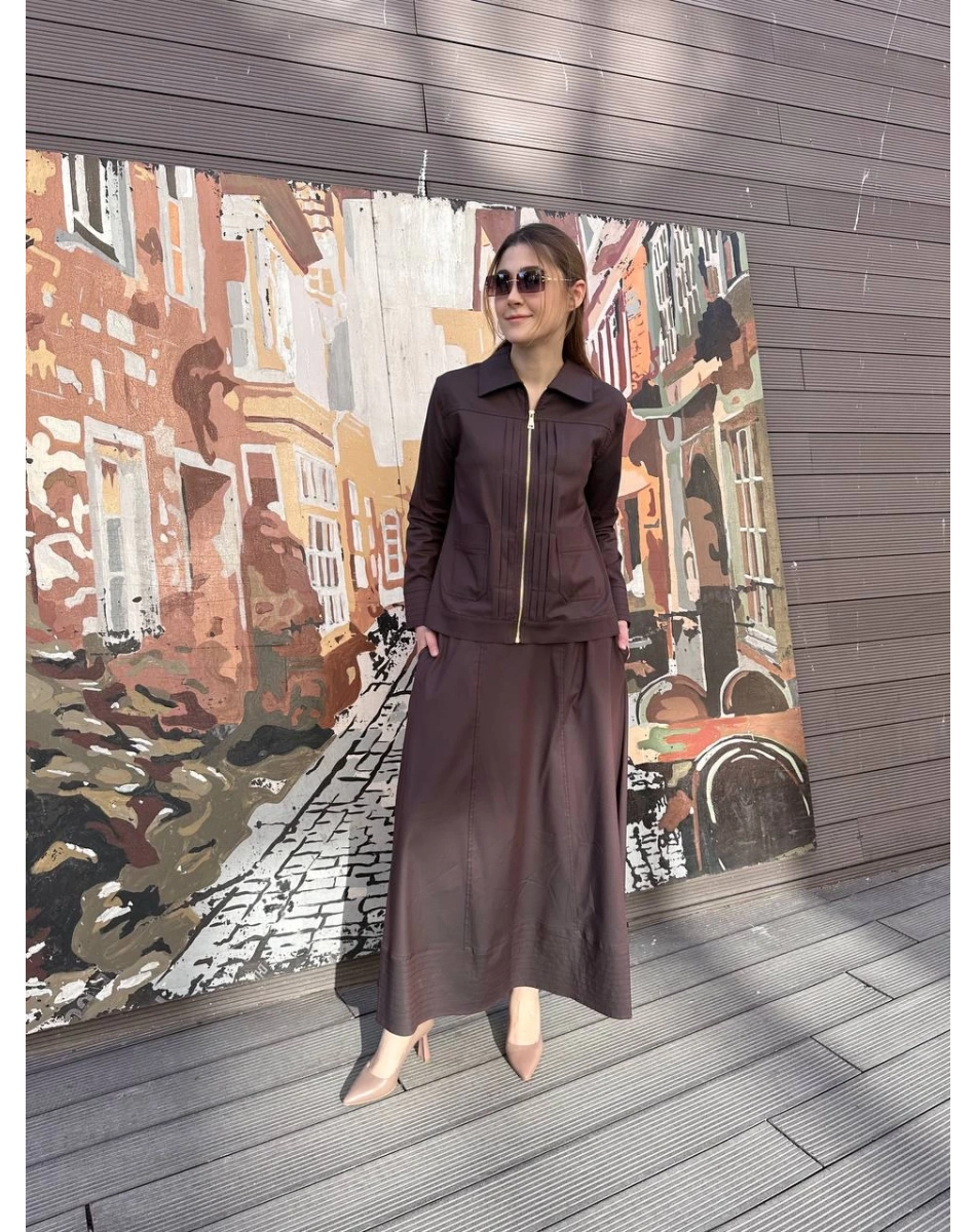 Hilay HLY0125Y101.004 Kahverengi Alicia Etekli Takım