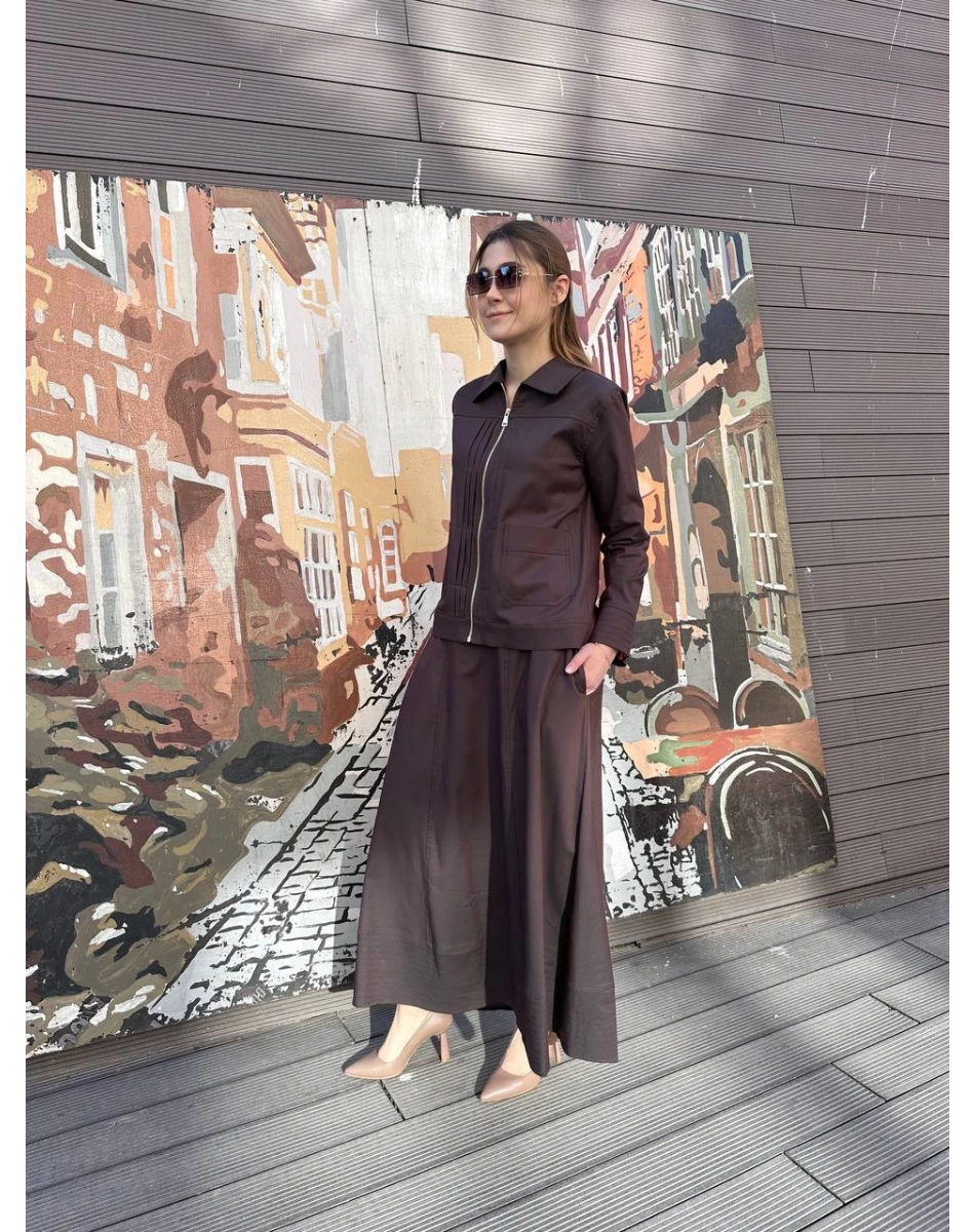 Hilay HLY0125Y101.004 Kahverengi Alicia Etekli Takım