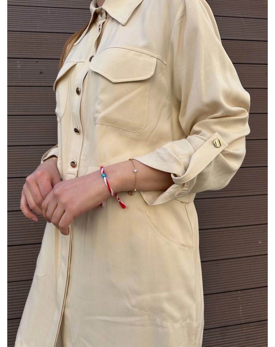 Hilay HLY0125Y101.007 Bej Anita Pantolonlu Takım