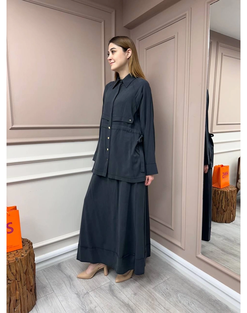 Hilay HLY0125Y101.008 Siyah Stella Etekli Takım