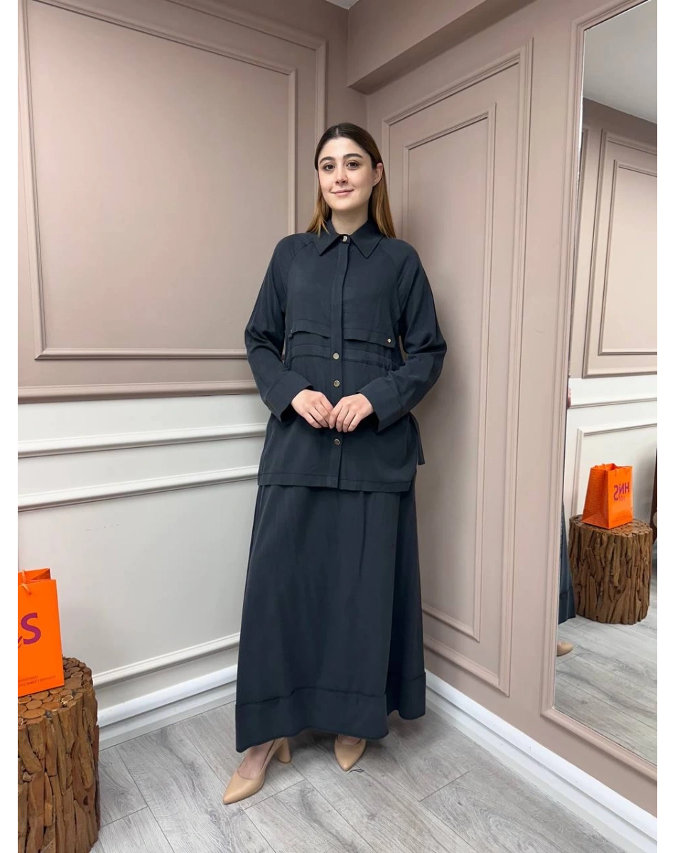 Hilay HLY0125Y101.008 Siyah Stella Etekli Takım