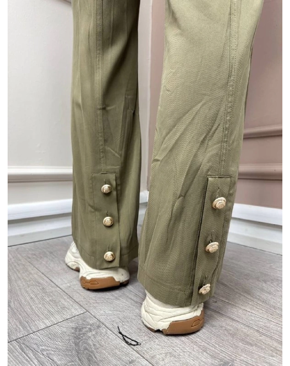 Hilay HLY0125Y101.010 Haki Aleksa Pantolonlu Takım