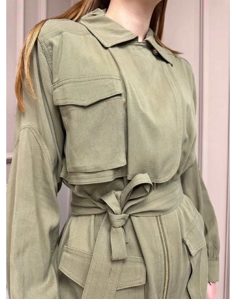 Hilay HLY0125Y101.010 Haki Aleksa Pantolonlu Takım