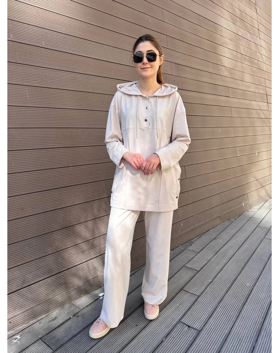 Hilay HLY0125Y101.012 Bej New Stone Pantolonlu Takım