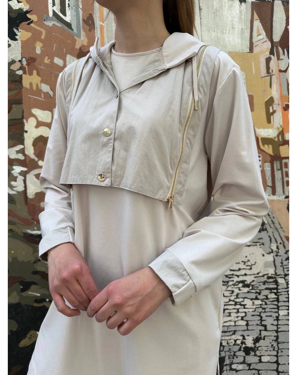 Hilay HLY0125Y101.019 Bej Latina Pantolonlu Takım