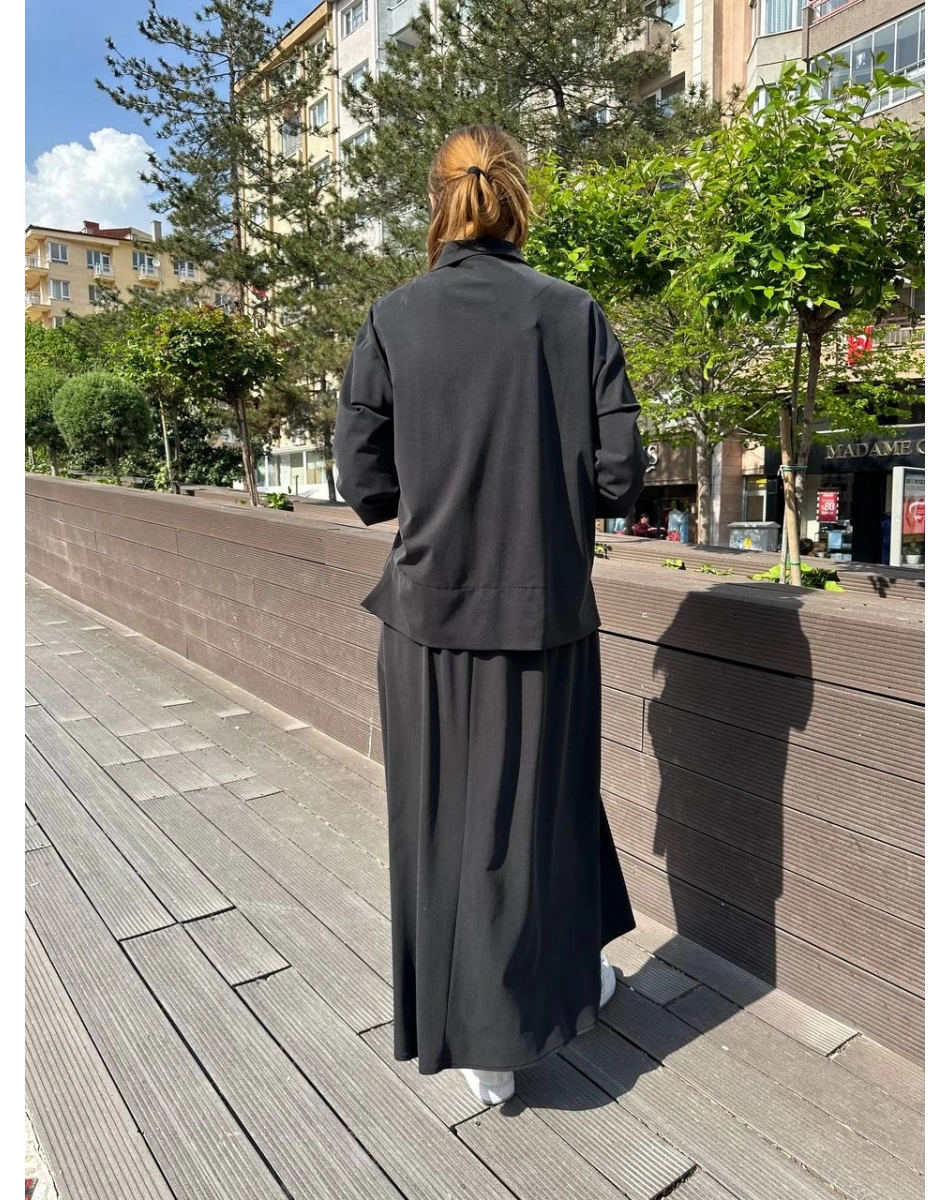 Hilay HLY0125Y101.020 Siyah Hazel Etekli Takım