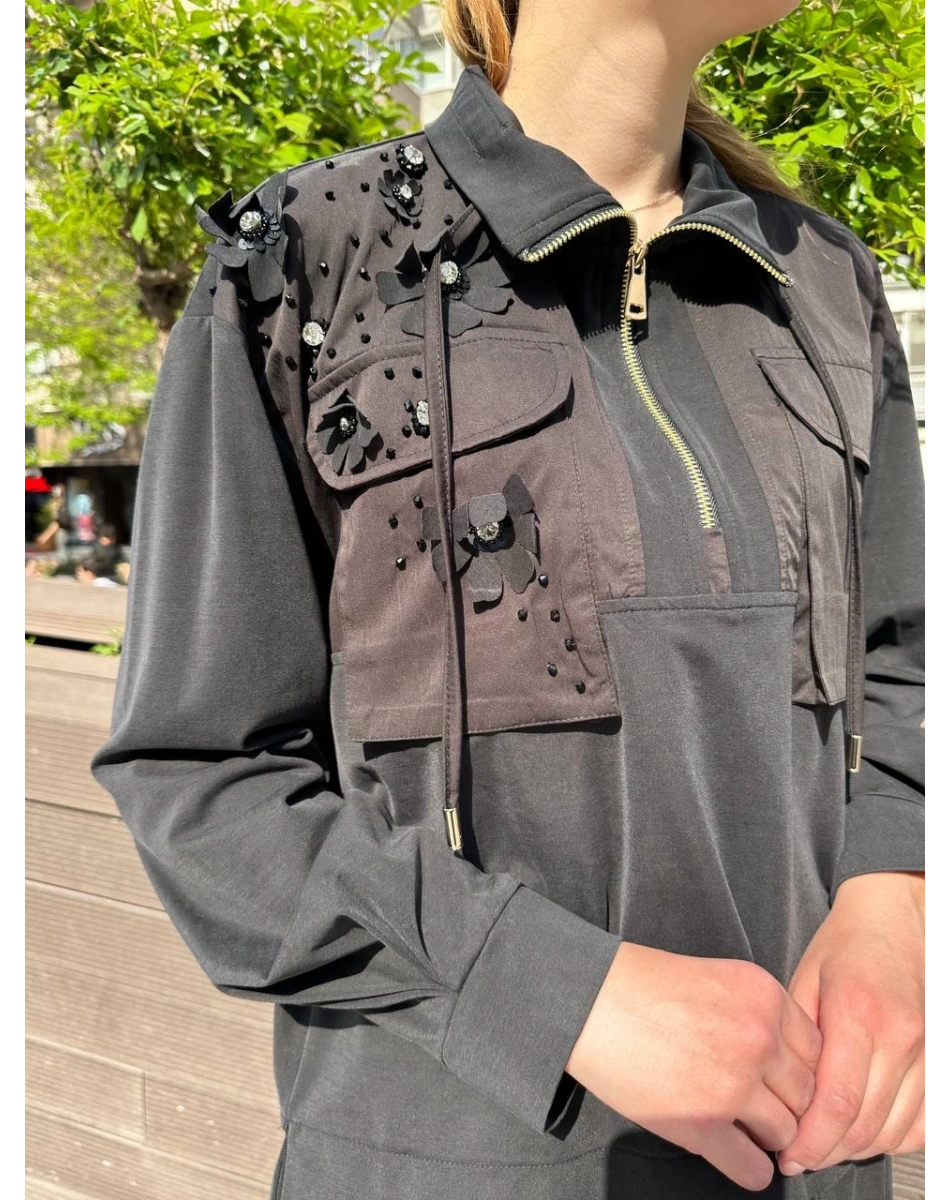 Hilay HLY0125Y101.020 Siyah Hazel Etekli Takım