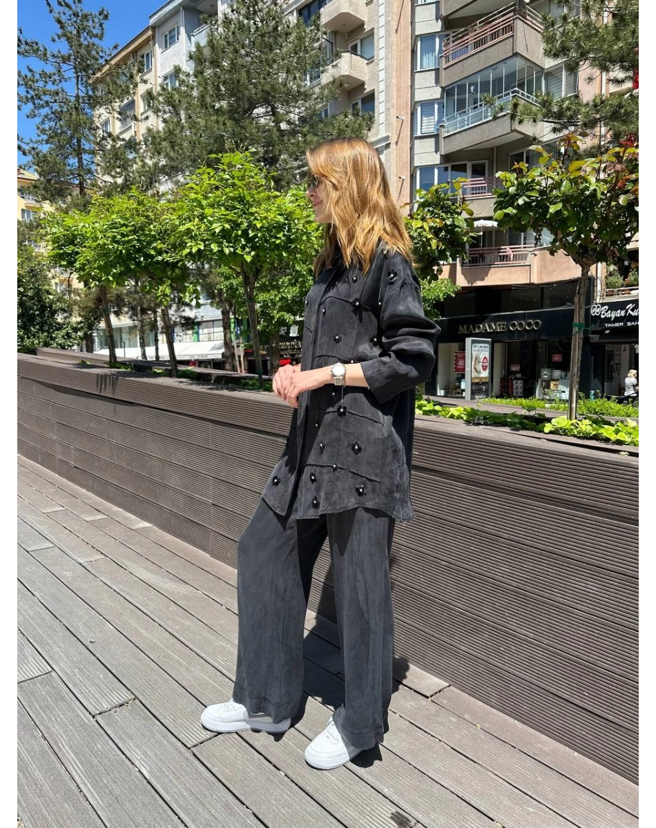 Hilay HLY0125Y101.025 Siyah Felix Pantolonlu Takım